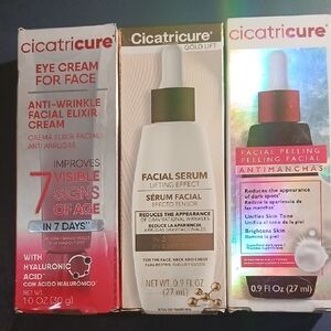 CICATRICURE Gold Lift Facial Serum Anti-Wrinkle Facial Elixir Cream Facial Peel